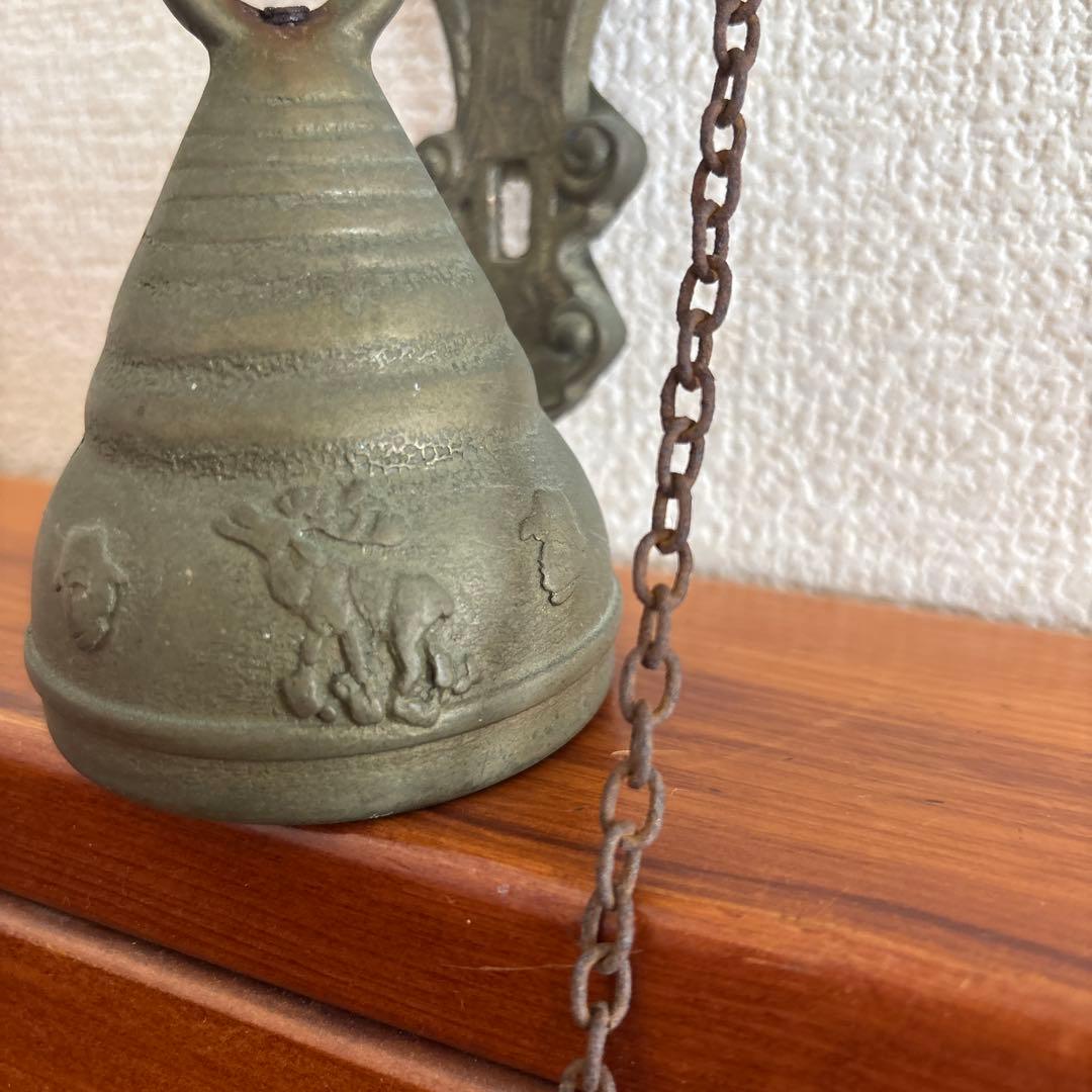 アンティーク金属製ドアベル アメリカ製