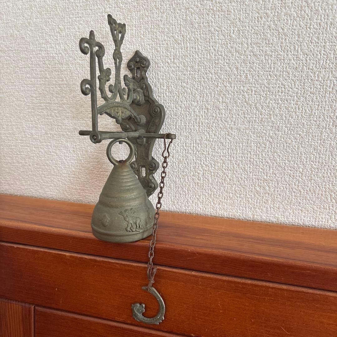 アンティーク金属製ドアベル アメリカ製