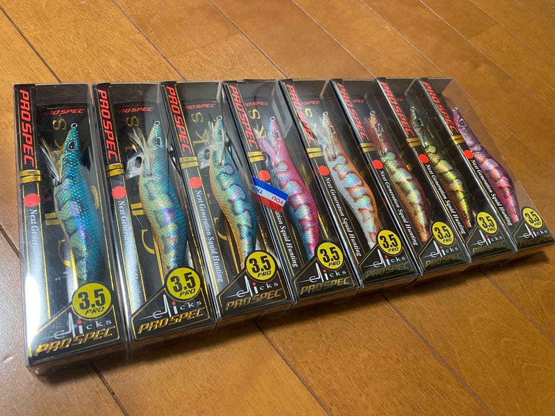 クロノ クリックス プロスペック 8本セット エギ 3.5号