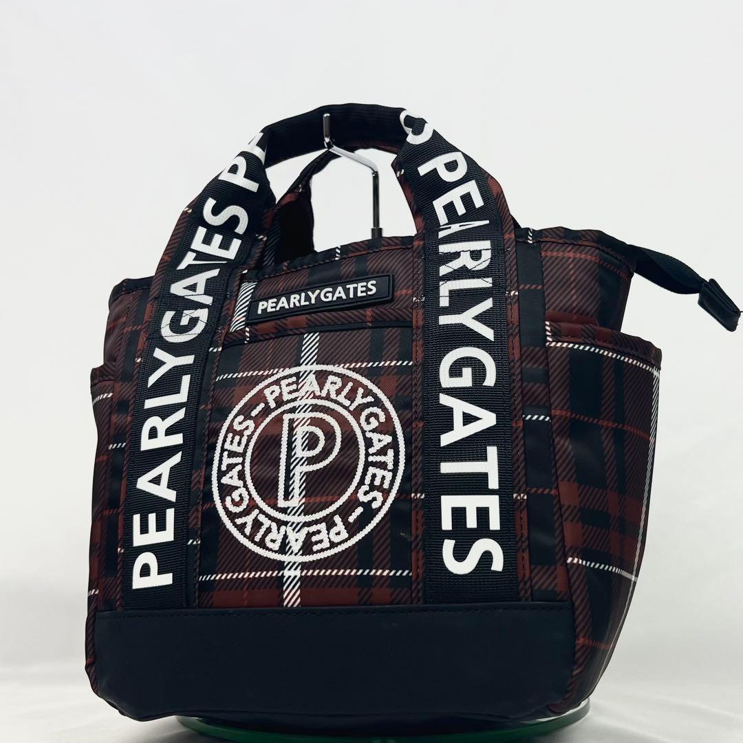 PEARLY GATES パーリーゲイツ カートバッグ ゴルフバッグ チェック柄