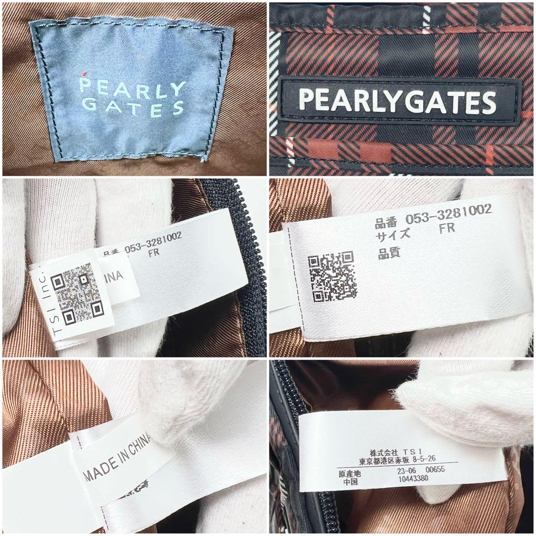 PEARLY GATES パーリーゲイツ カートバッグ ゴルフバッグ チェック柄