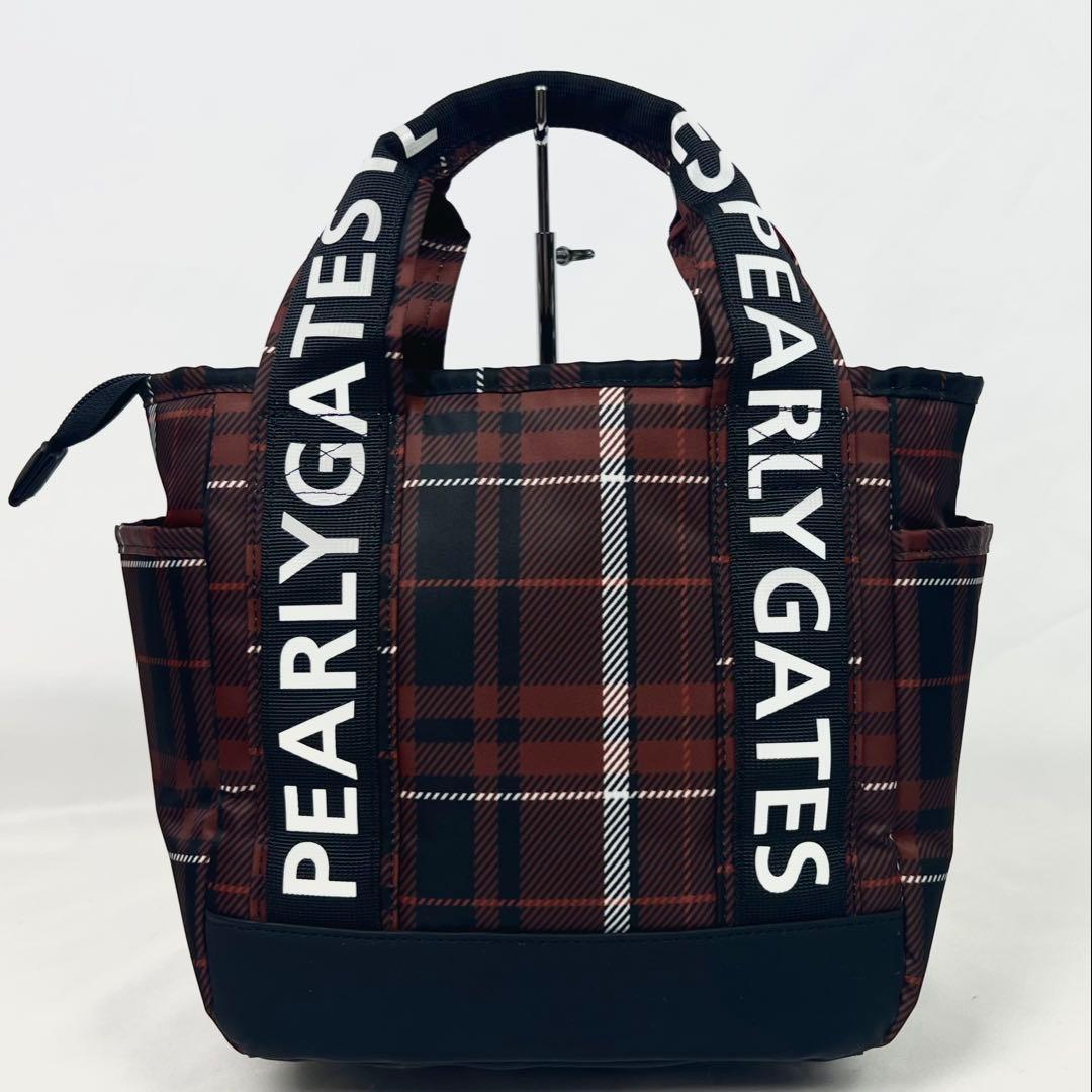 PEARLY GATES パーリーゲイツ カートバッグ ゴルフバッグ チェック柄