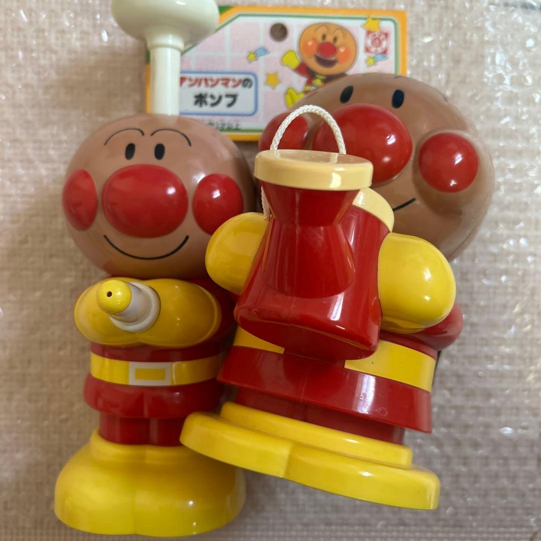 初代　アンパンマン　ポンプ　水鉄砲　ピノチオ　　レトロ　アガツマ　ジョーロ