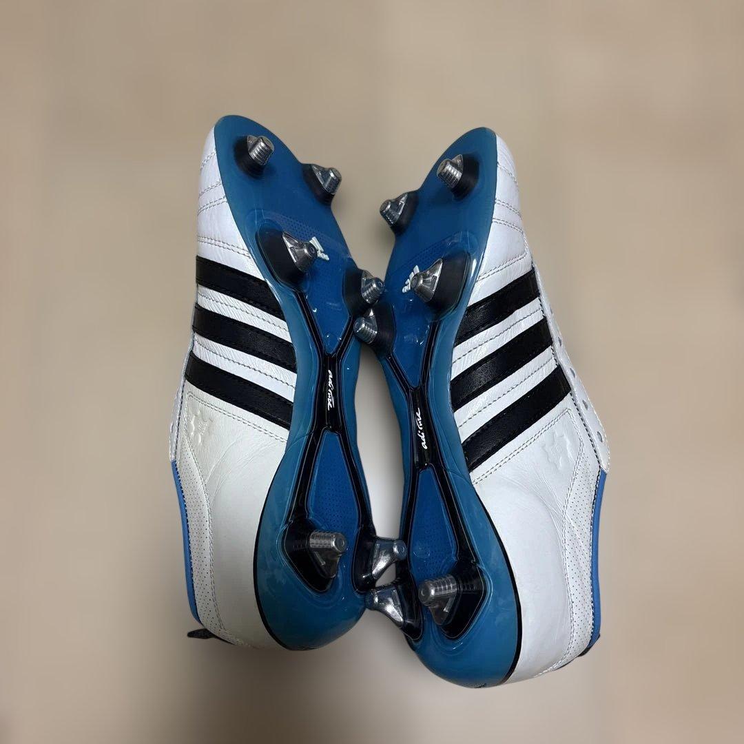 adidas サッカーシューズ ホワイト/ブラック サイズ9