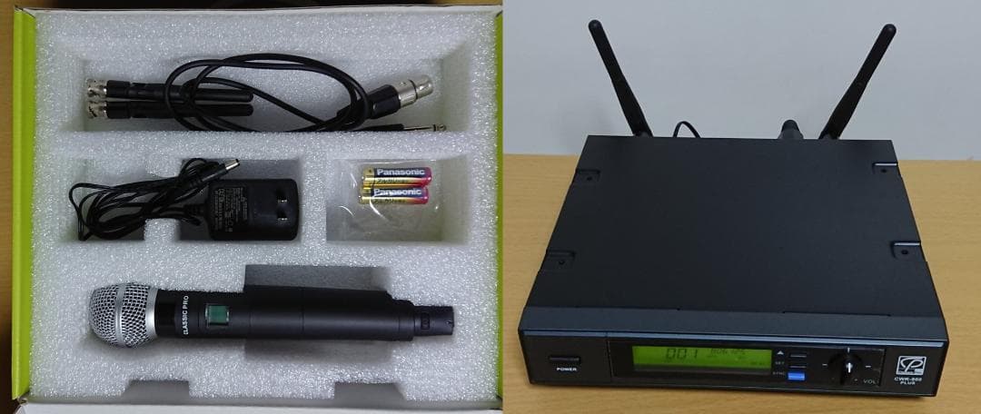CWM-801S PLUS ワイヤレスマイクシステム