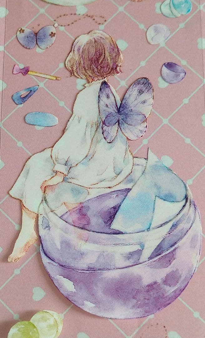 ✩のこり２✩J904＃扭蛋少女(PET)田小宝切り売り海外人物マステ女の子苜暖