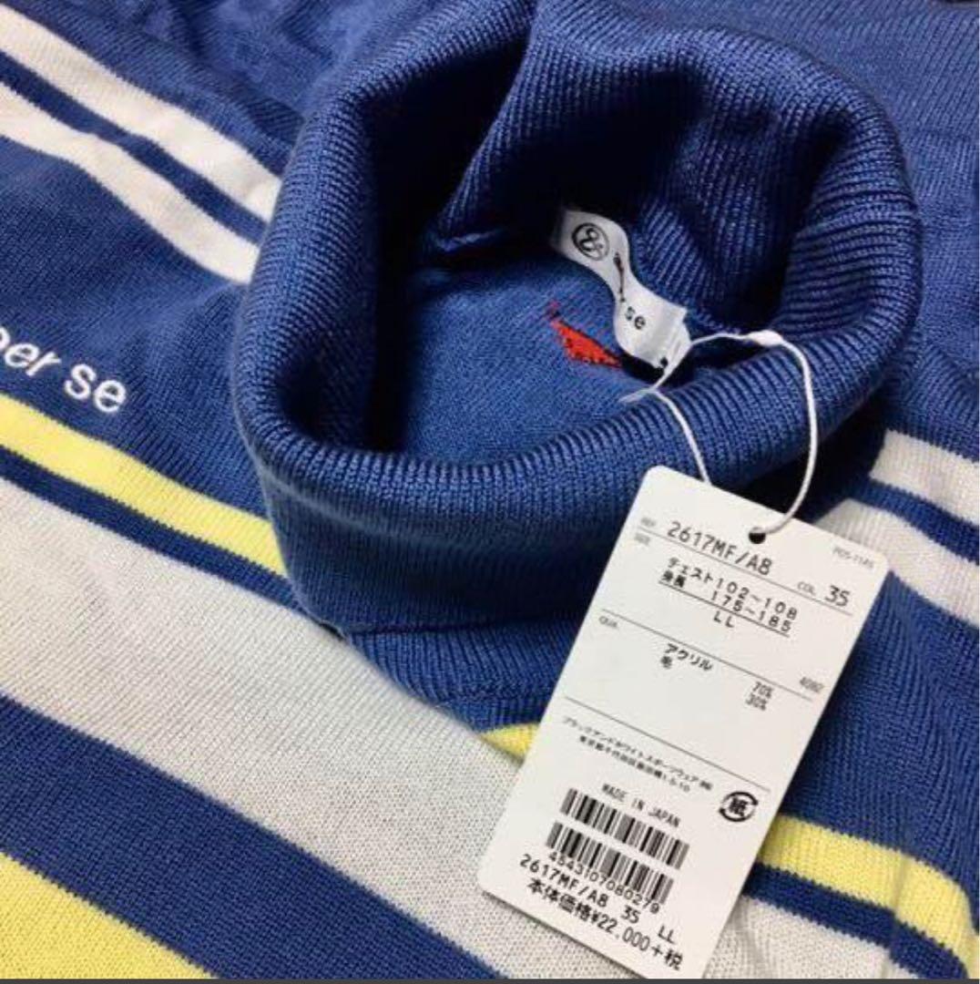 and per se セーター タートル メンズ LL XL ゴルフウェア★新品