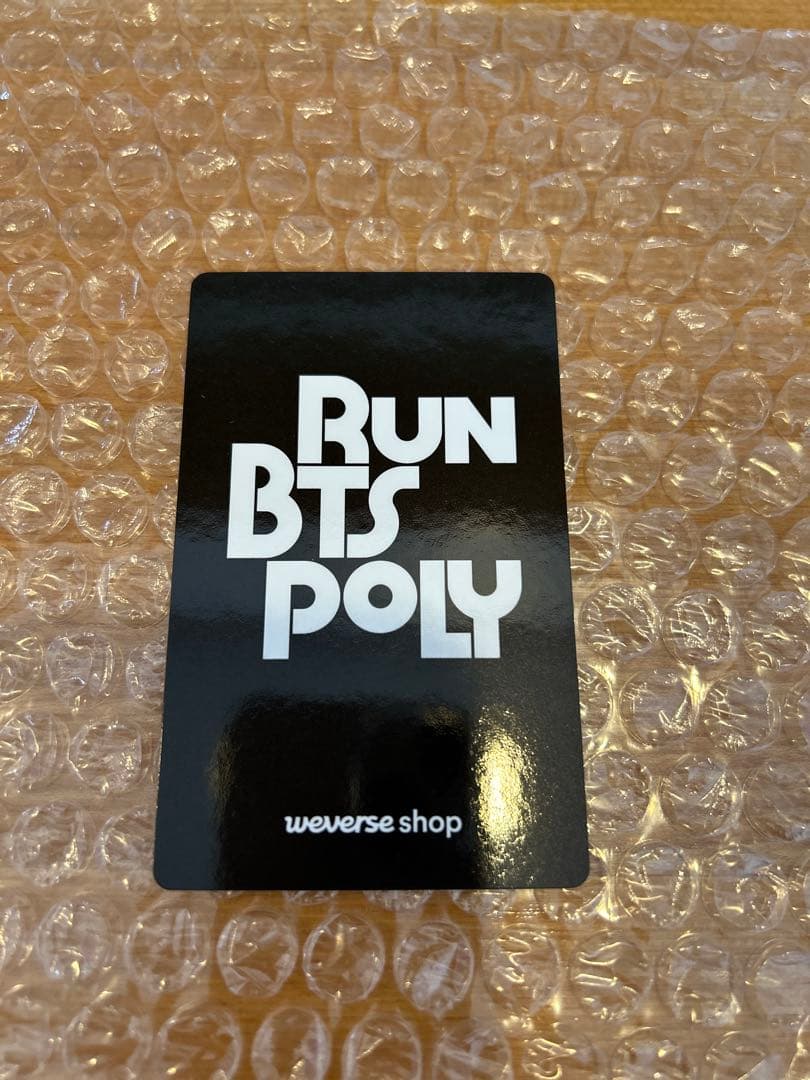 RUN BTS POLY HIGHLIGHT PACKAGEトレカ グク