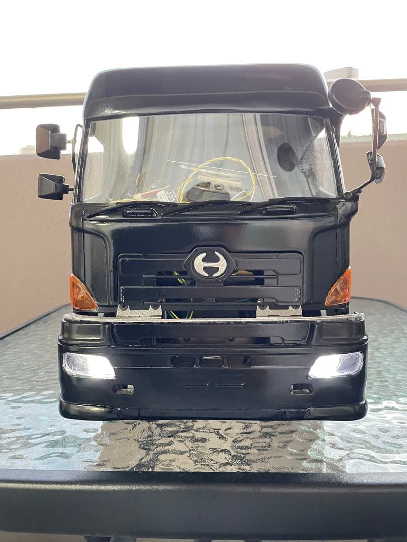 タミヤ1/14 日野プロフィア ダンプアクチュエーター付きフルオペ　ムネトラ