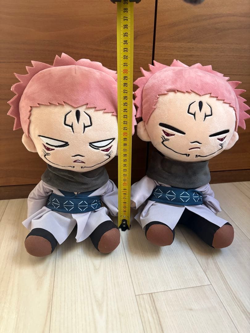 呪術廻戦BIGぬいぐるみ 両面宿儺 ゆる顔Ver. タグなし レア