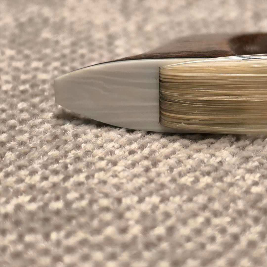 【オールド】フランス製 バイオリン弓 4/4 銀黒檀 修復済み