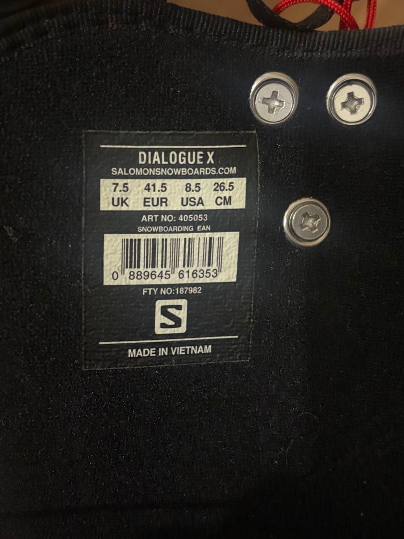 SALOMON スノーボードブーツ 26.5cm 初心者〜中級者向け