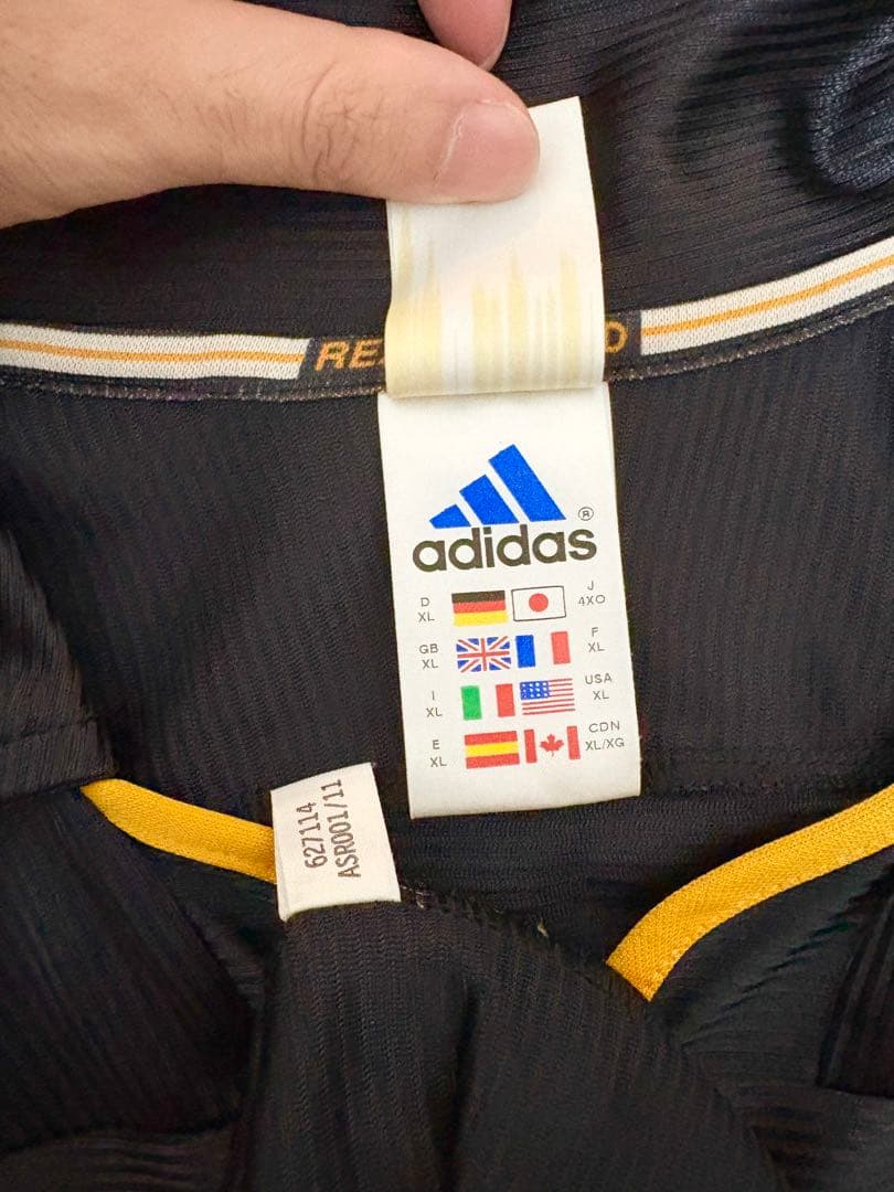 【正規品】レアルマドリード1999/00ラウール アウェイユニフォーム CL