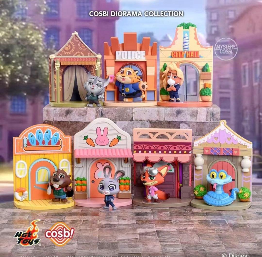 【1BOX】HotToys ズートピア 2シーン ブラインドボックス COSBI