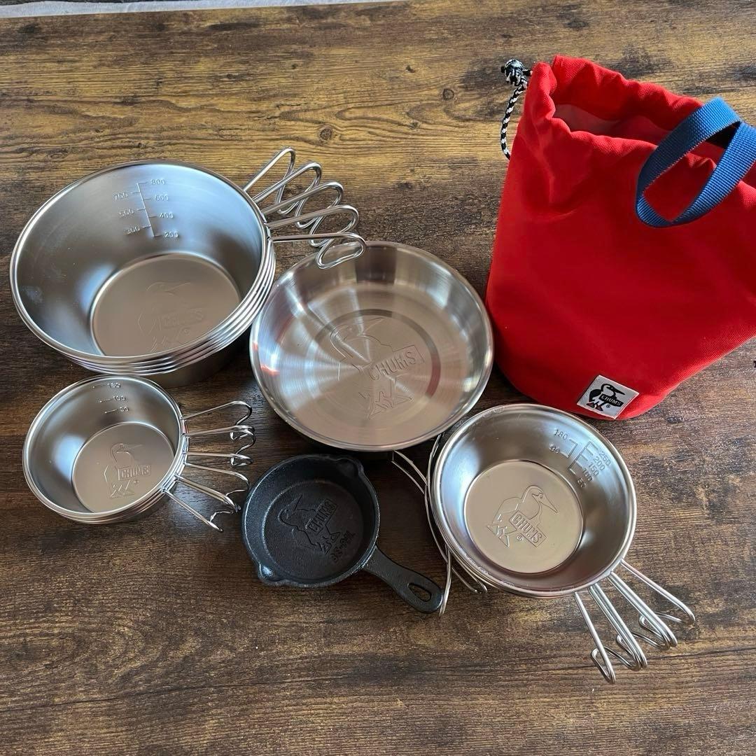 チャムス (CHUMS) シェラカップセット　美品　おまけ付き！　計14点