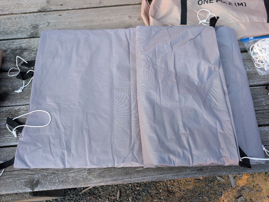 DODワンポールテントM T5-47-TN（３回使用） 、グランドシート（新品）