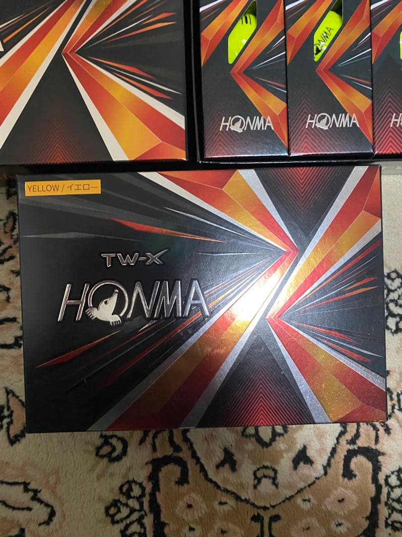 HONMA TW-X ゴルフボール イエロー 4ダースセット