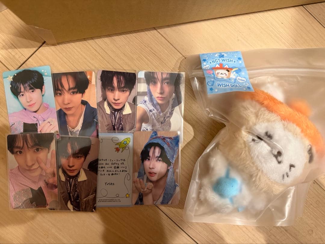 新品 NCT WISH WISH DOLL ぬいぐるみ ユウシ バブルニャン