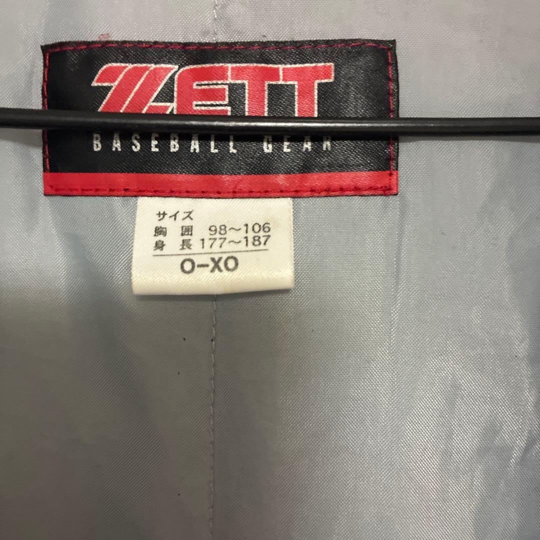 銚子商業　グラウンドコート　ZETT 黒　O-XO