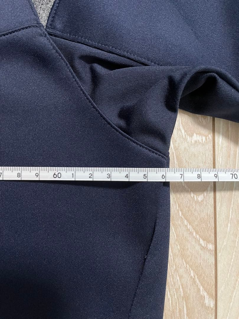 ルースイソンブラ＊シングルフェイスジャージー ドルマンスリーブパーカー ネイビー