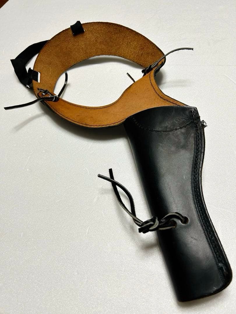 【希少】コクサイ 6Bショルダーホルスター 502 本革 7.5インチ収納