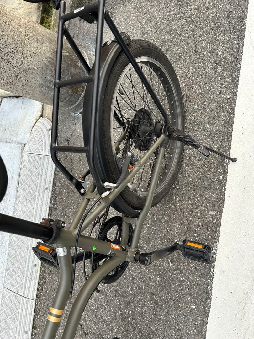 アビレックスAVIREXミニベロ ’AV-206MX BMX風小径車　オリーブ