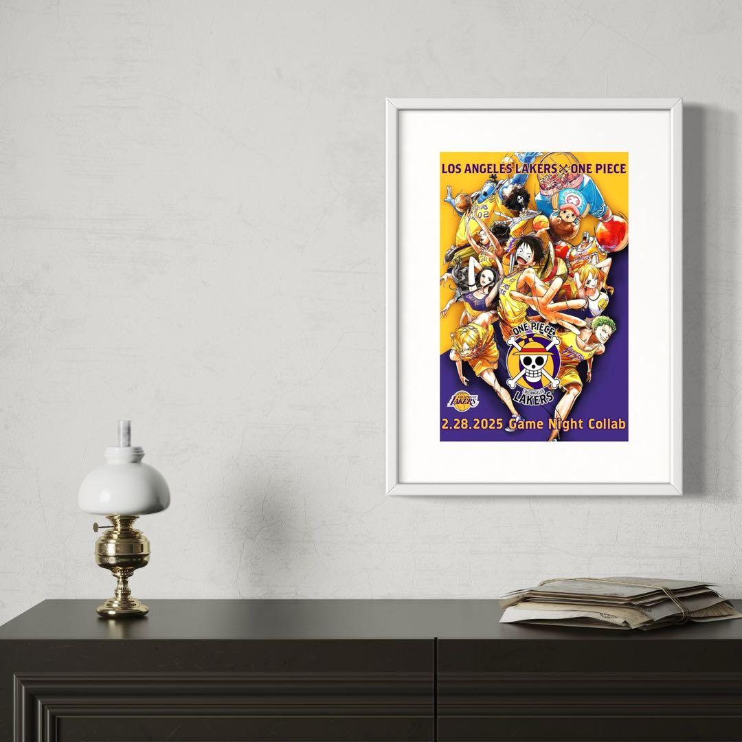 【残1枚】ワンピース×レイカーズ限定コラボポスターonepiece×lakers