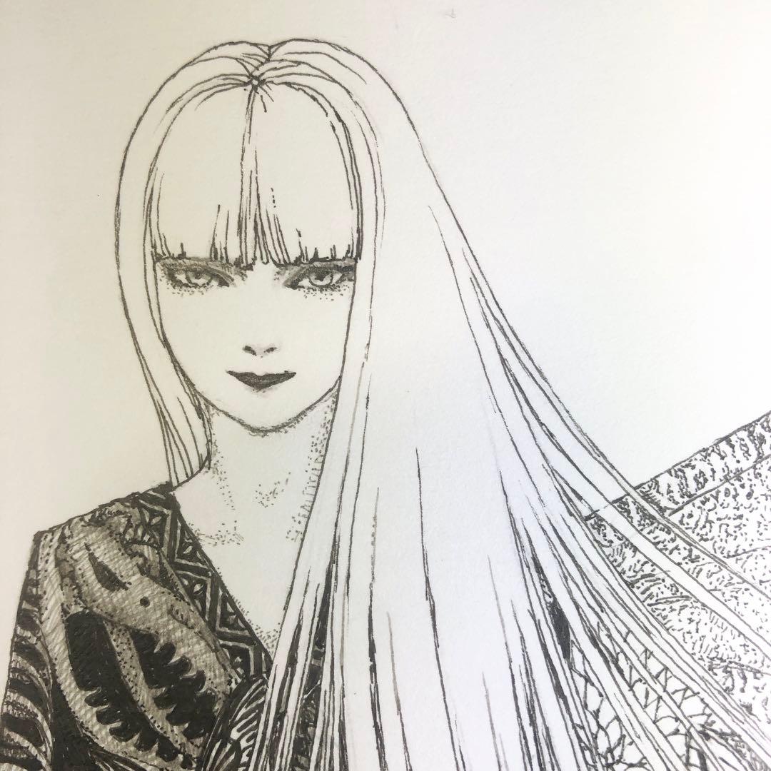 始祖蝶　Ancester’s Butterfly 【肉筆絵画】