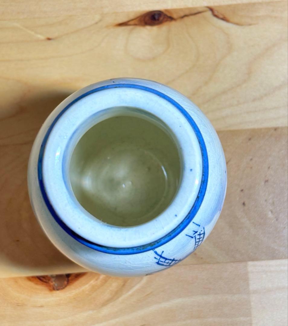 フランスアンティーク K&Gリュネビル マスタードポット 風車