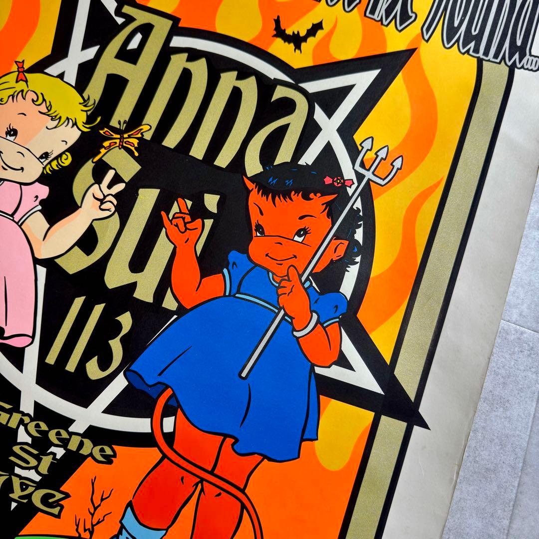 97年製 Kozik x Anna Sui シルクスクリーン印刷 超レアポスター