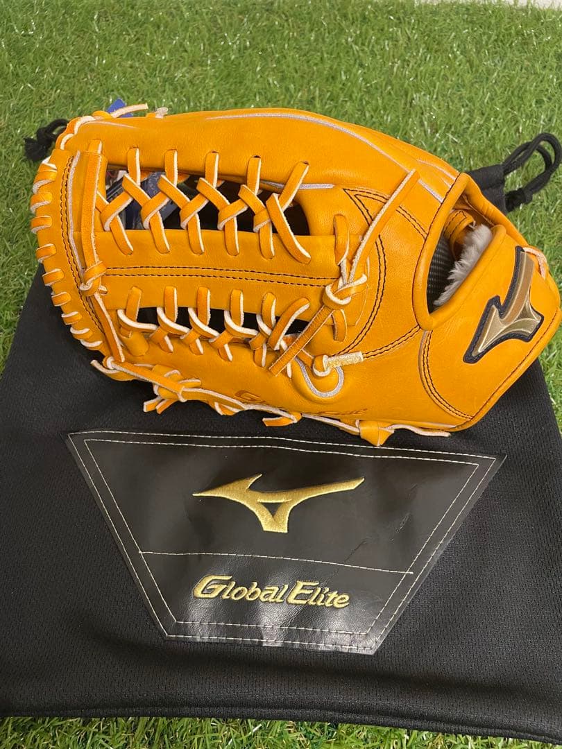新品　ミズノ　野手　軟式　グローバルエリート H Selection02+プラス