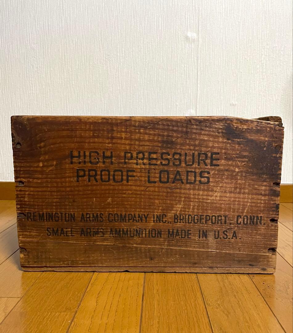 レミントン 木箱 ヴィンテージ アンティーク ウッドボックス 弾薬 アメリカ