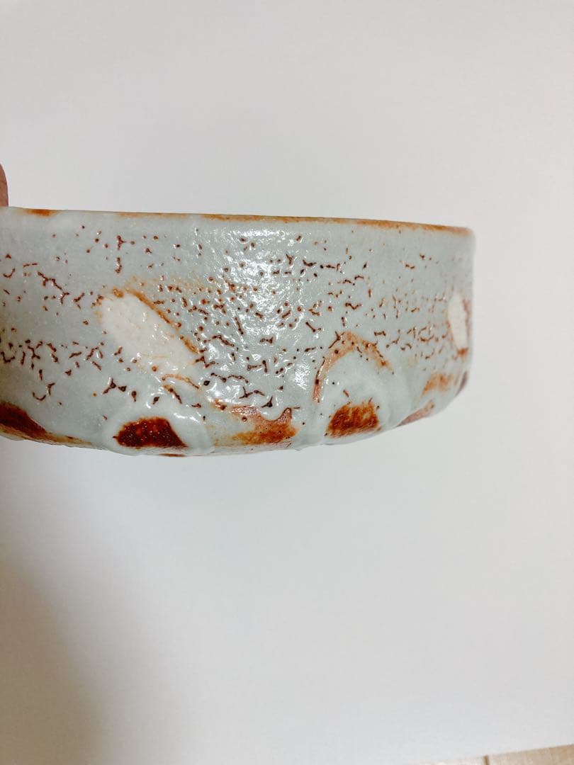 加藤卓男　鉢　志野焼