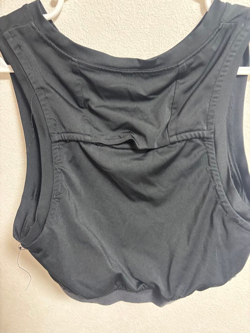 Knows ノースリーブクロップトップ ブラック２着