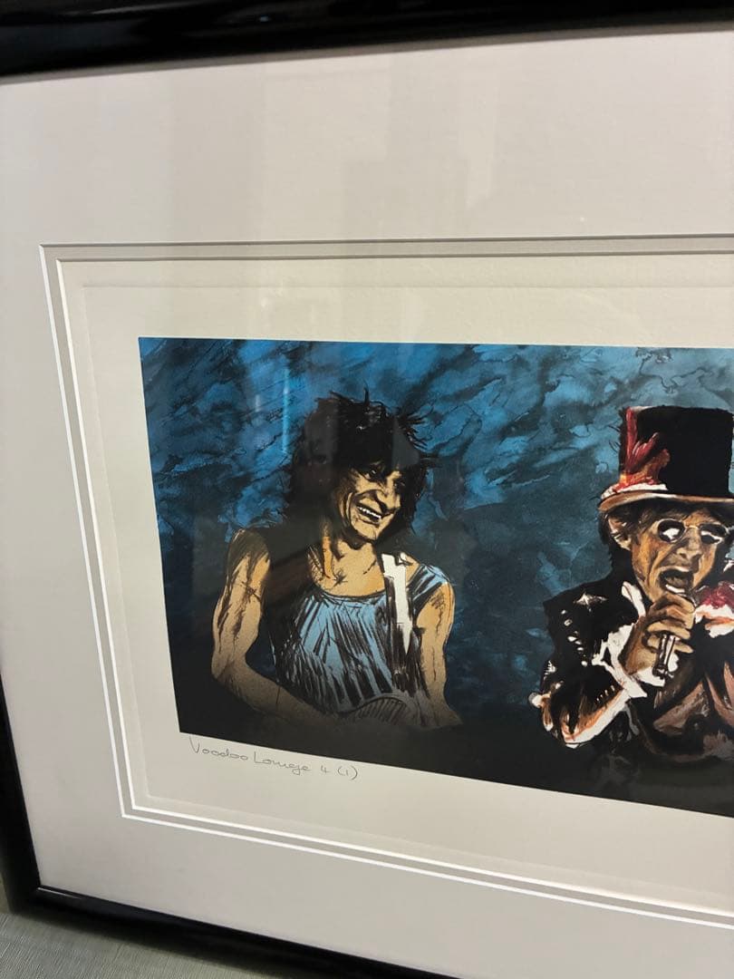 ザ·ローリングストーンズ　リトグラフ　 ロンウッド作