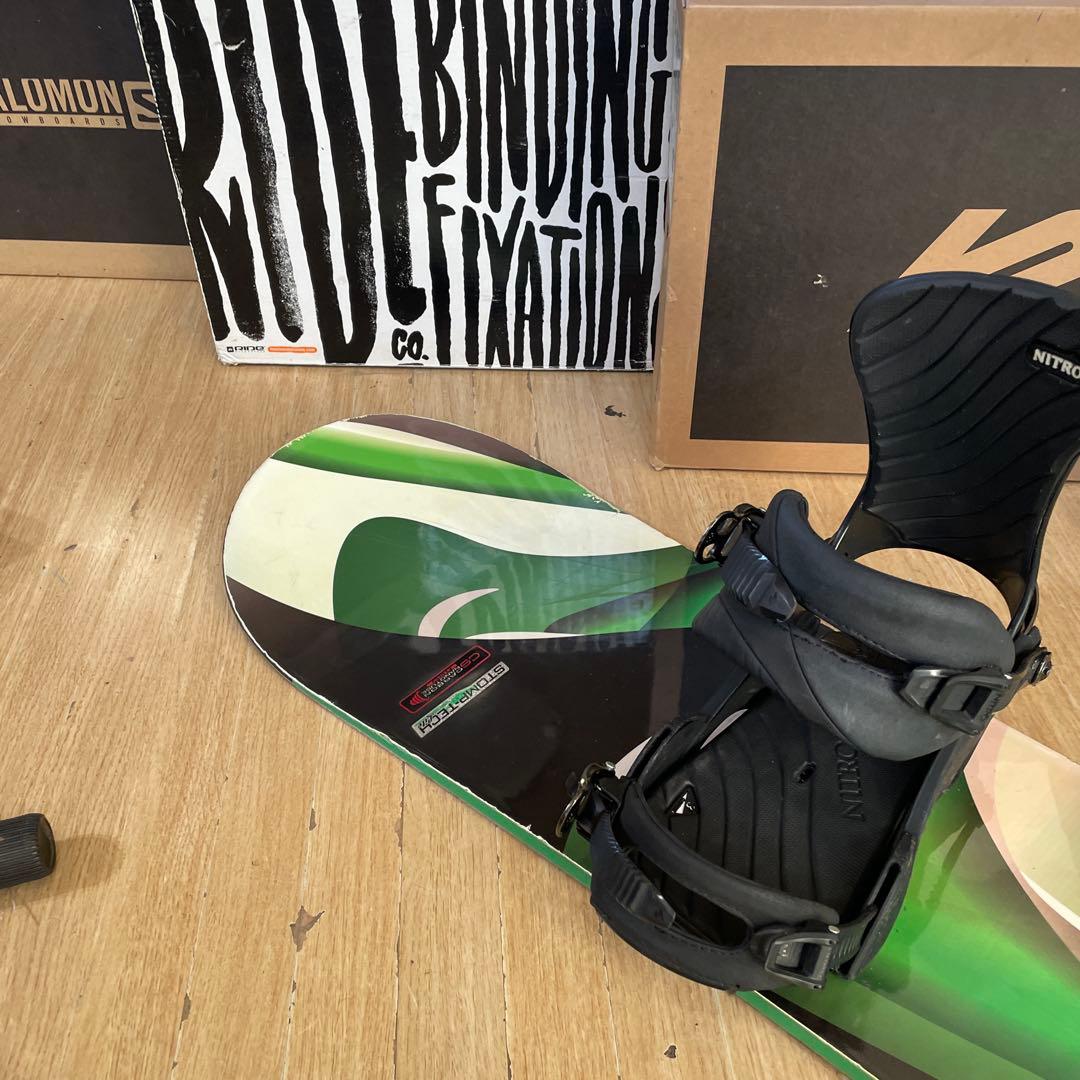 YONEX×NITRO良質国産SLEEK　バイン付スノーボードセット　ヨネックス