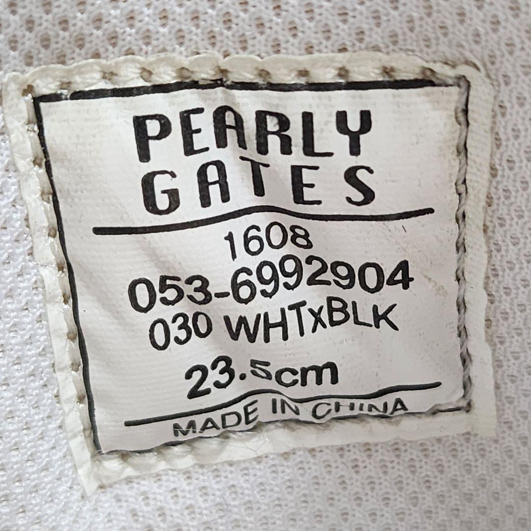 【美品】パーリーゲイツ ゴルフシューズ レディース ハイカット 23.5cm