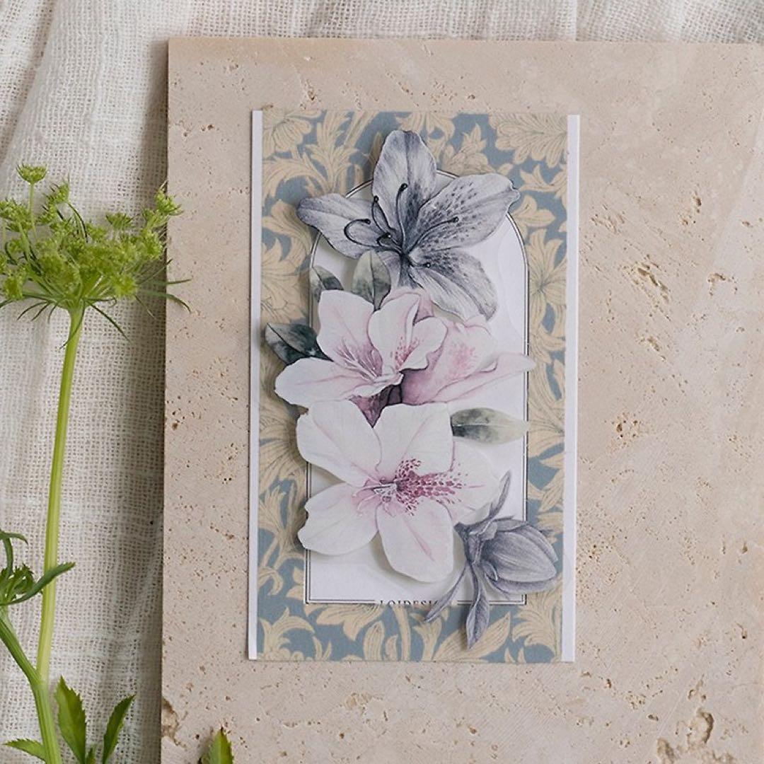 ⭐️SALE⭐️ 《ツツジ》海外マスキングテープ　マステ 【1708】