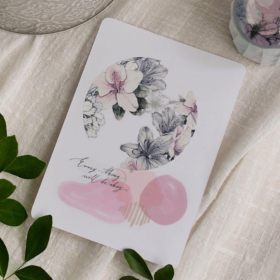 ⭐️SALE⭐️ 《ツツジ》海外マスキングテープ　マステ 【1708】