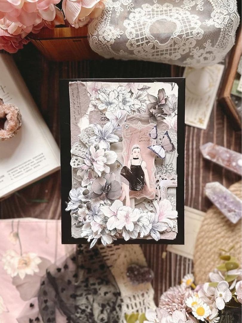 ⭐️SALE⭐️ 《ツツジ》海外マスキングテープ　マステ 【1708】