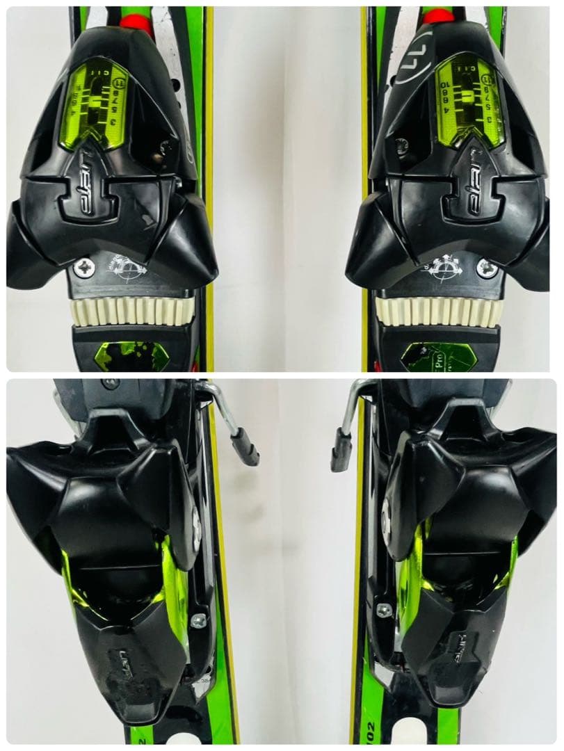 elan エラン race slr 155cm スキー板 ストック付き