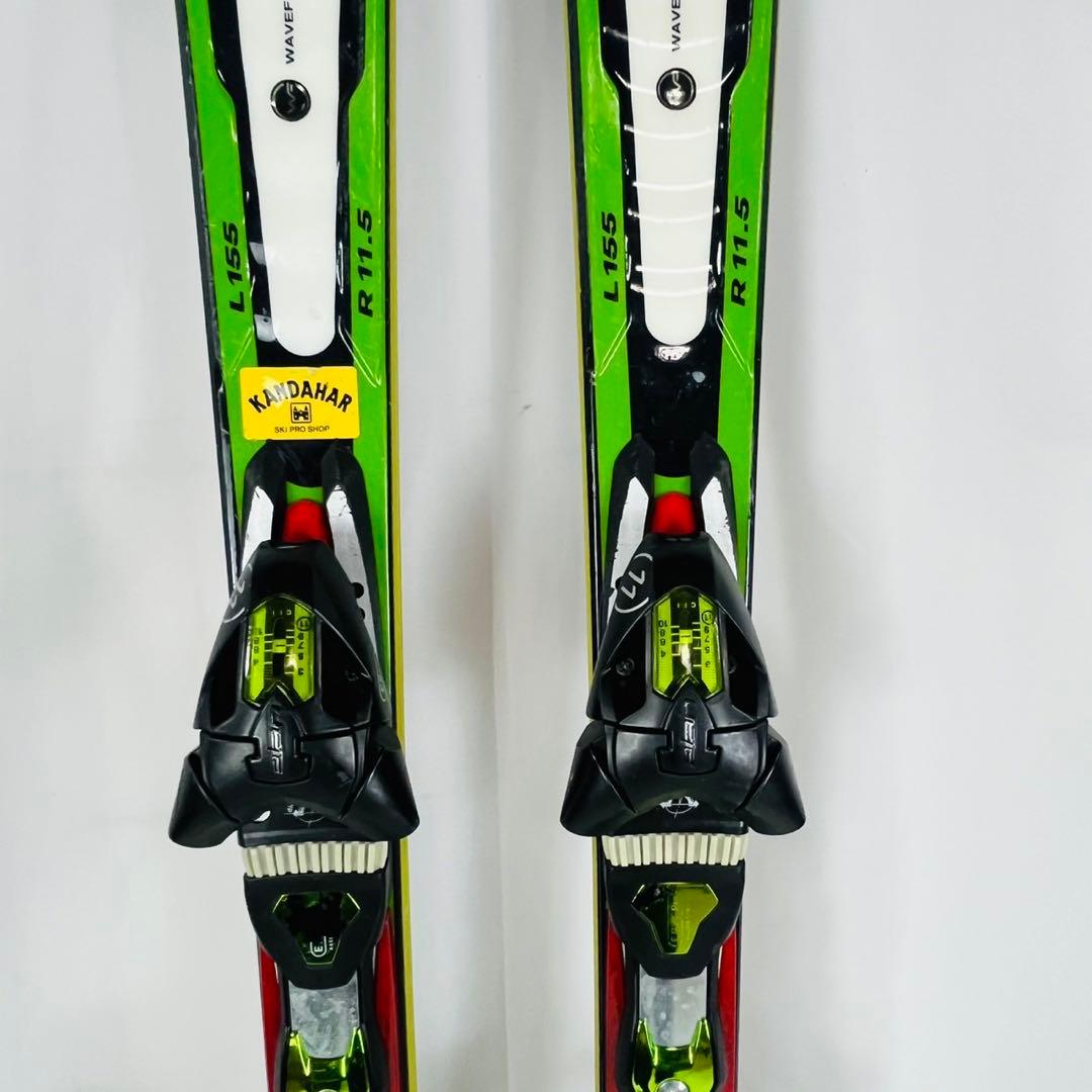 elan エラン race slr 155cm スキー板 ストック付き