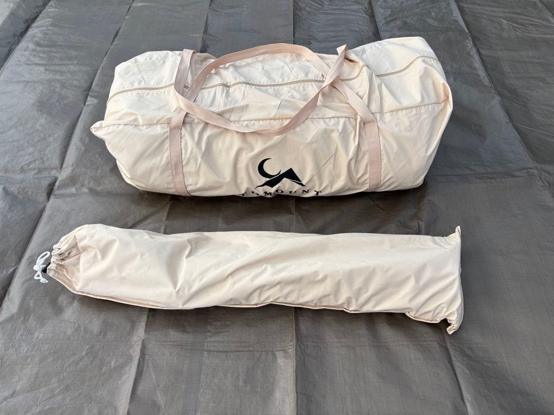 TOMOUNT ロッジ型 ワンポールテントTC ポリコットン4-6人（送料込）