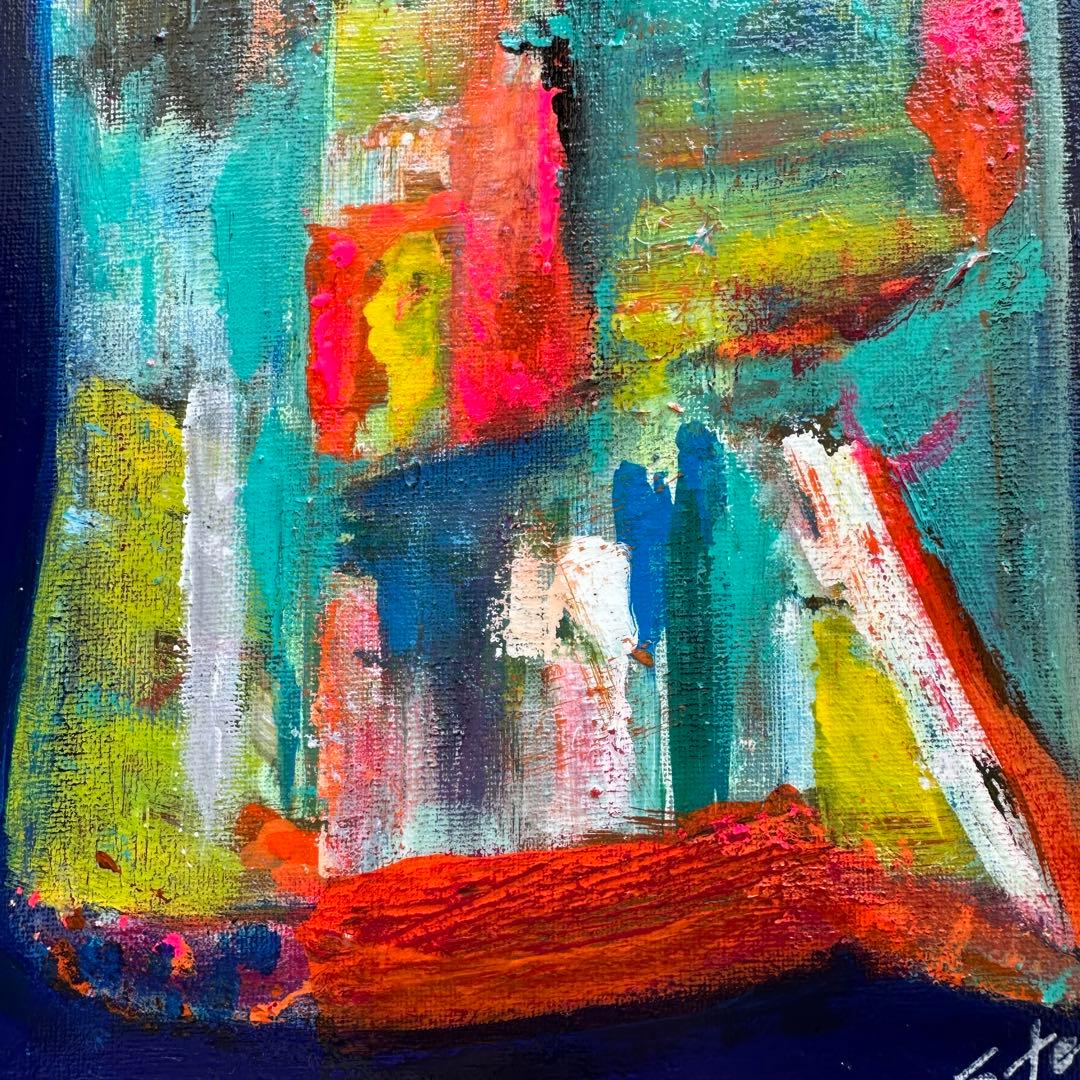 【ミグシスページ】現代アート　抽象画　北欧アート　カラフル　モダンアート