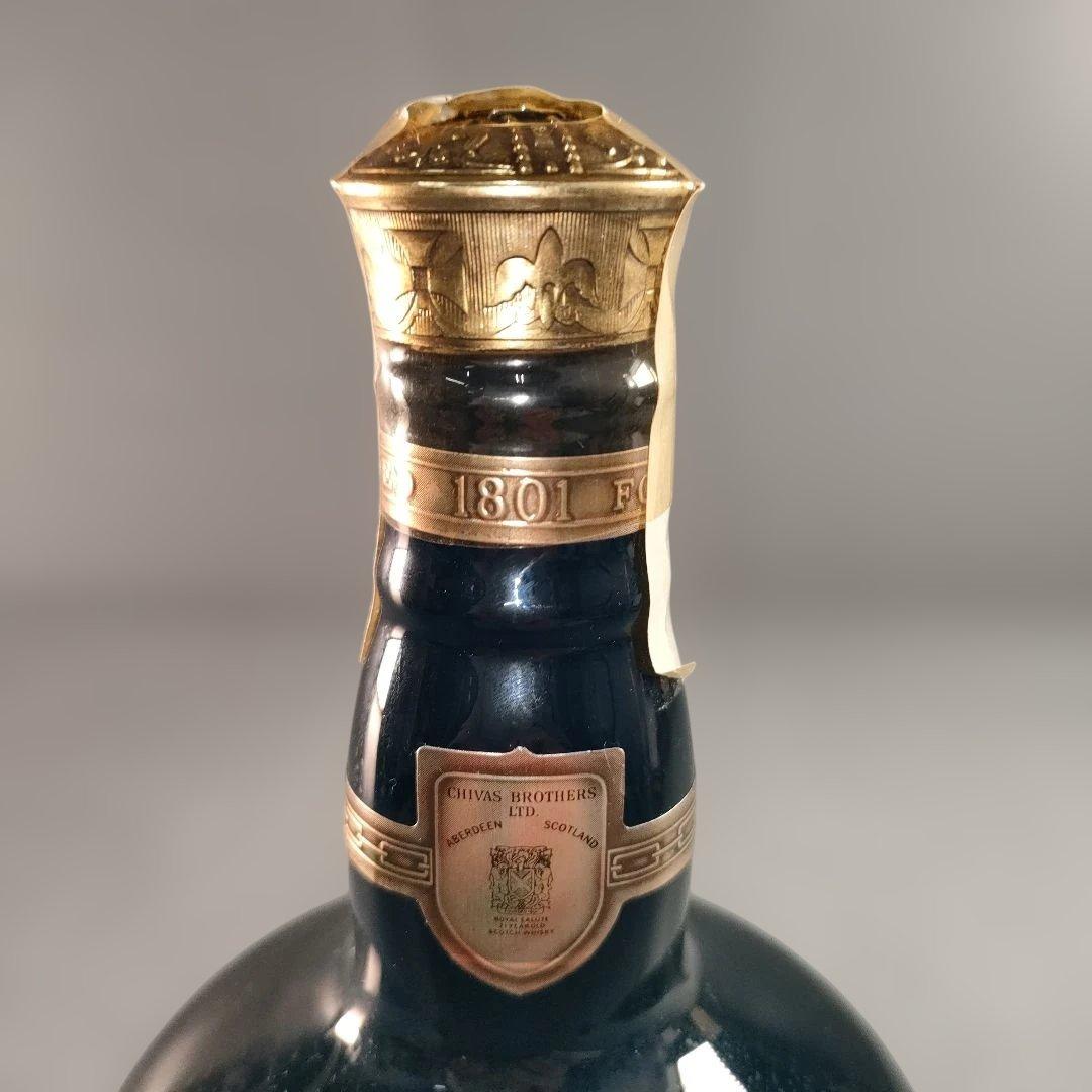 A1340-2/ロイヤルサルート21年/青陶器ボトル/スコッチウイスキー/