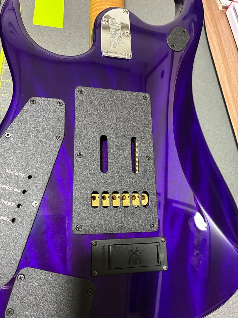 ギター MUSIC MAN JP15 Purple nebula quilt