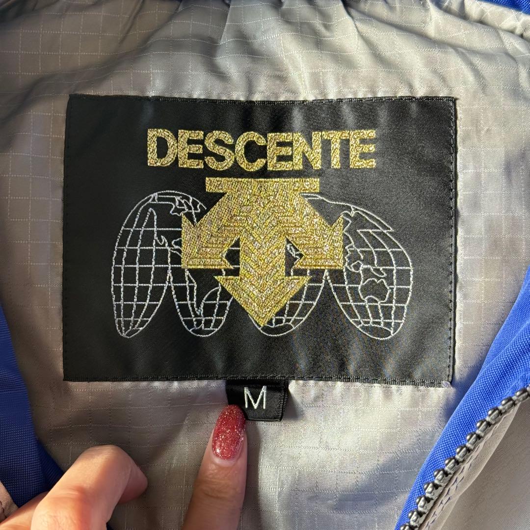 デサント スキーウェア 上下 洗える ウィンタースポーツ 男女兼用 M ブルー