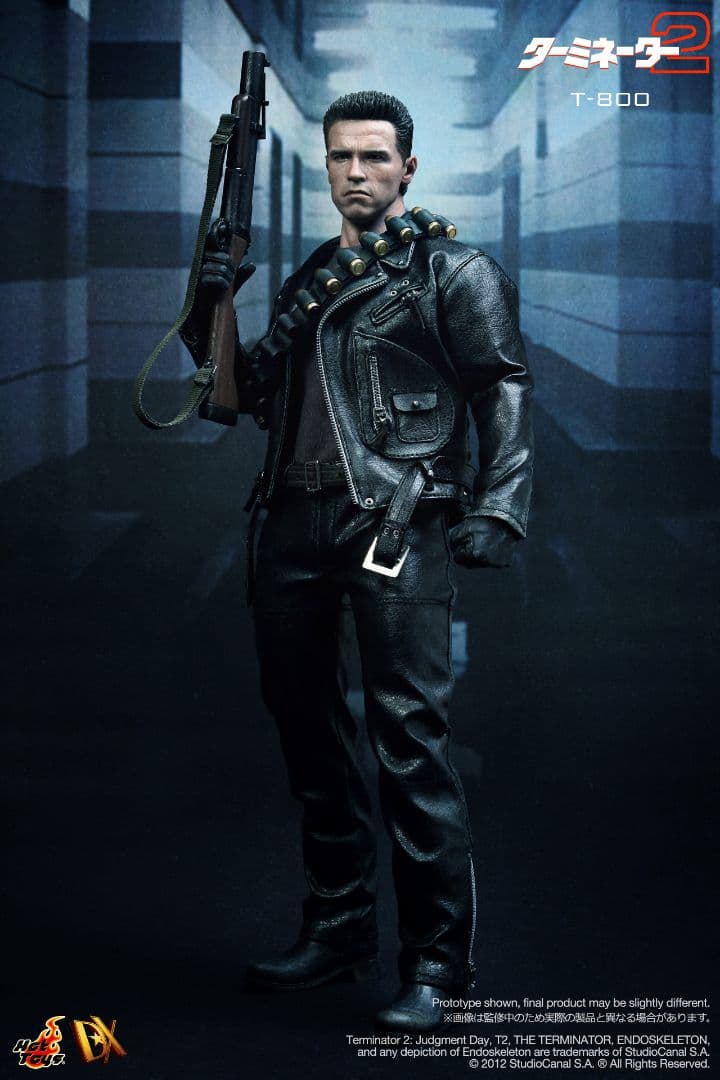 マ*ン様 ホットトイズDX ターミネーター2 T-800 フィギュア 1/6スケ