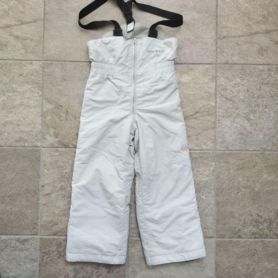 モンベル スキーウェア キッズ 120cm 上下セット