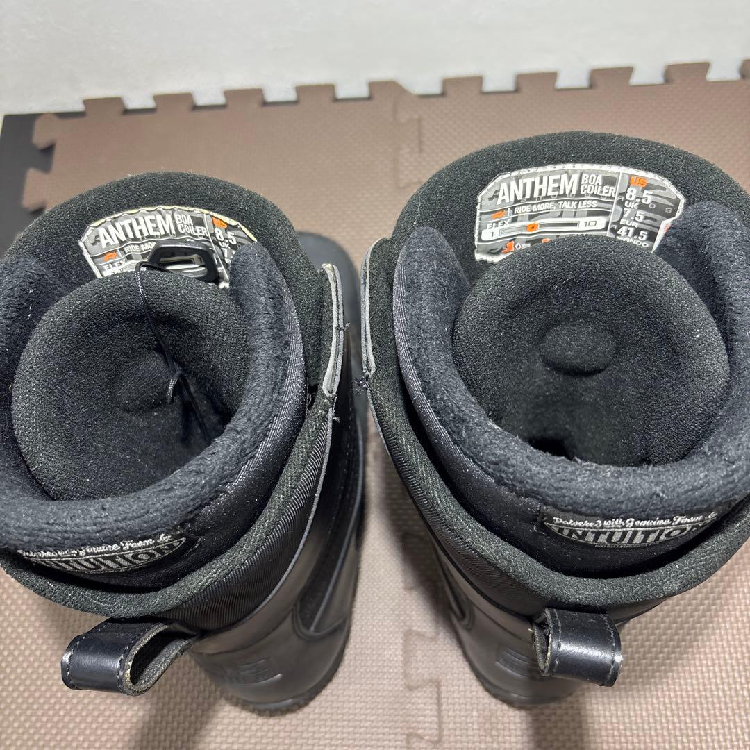 ANTHEM ブラック スノーボードボアブーツ